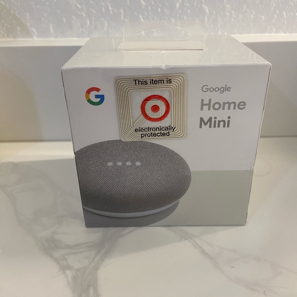 Google Home Mini Chalk Smart Device